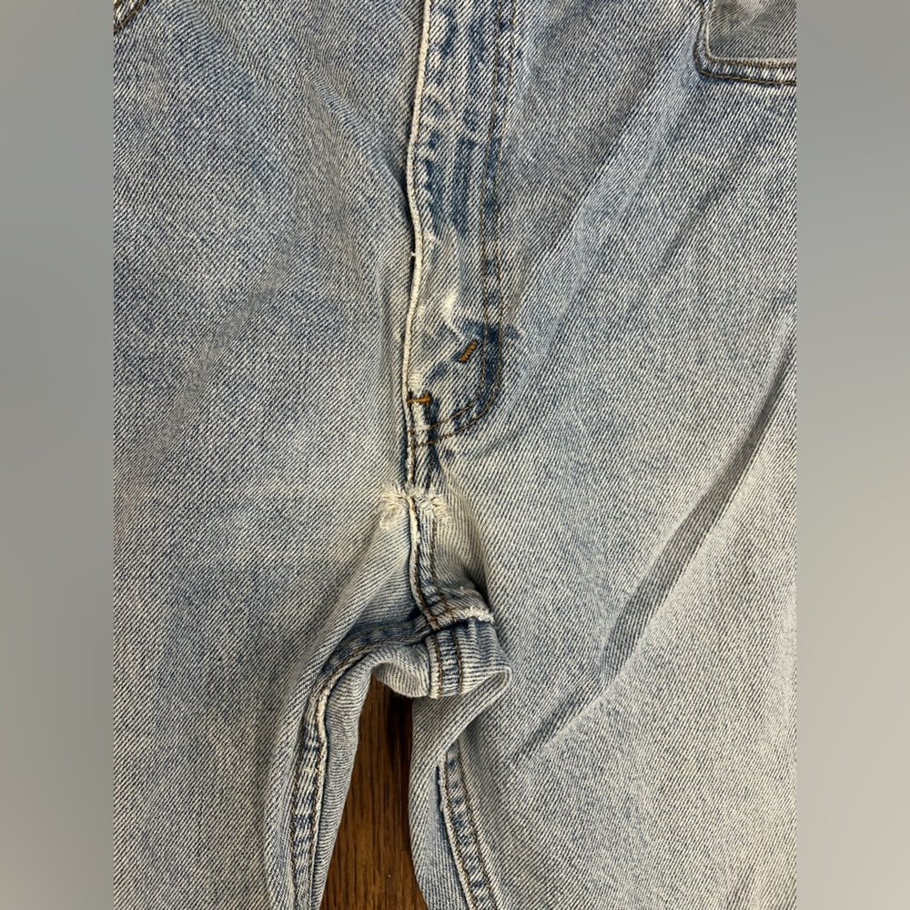 Vintage Men's distressed Blue Jeans 34x31 - Picture 3 of 13